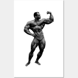 Oliva biceps pose Posters and Art